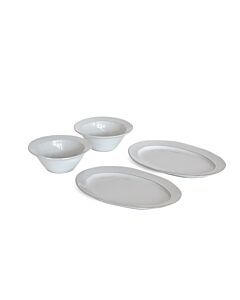 HUSTINGS | PLATE 2PCS SET 03 | PLATE L & BOWL GY