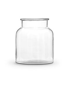 GLASS VASE WIDE/L