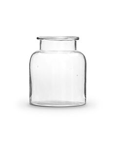 GLASS VASE WIDE/S
