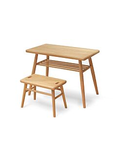 MOCHA M DESK &D STOOL SET