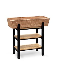 PLANTER STAND HI BK
