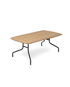MIDDLE TABLE | OVAL V-TOP | OAK – CLEAR