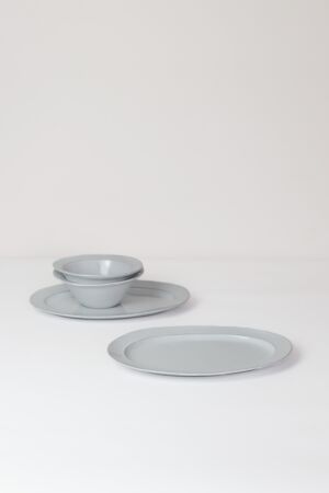 HUSTINGS | PLATE 2PCS SET 03 | PLATE L & BOWL GY