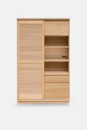 KNOT | CUP BOARD | OAK | OAK LOUVER DOOR