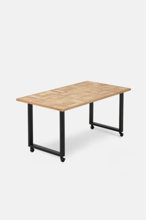DINING TABLE | PARQUET TOP | OAK – CLEAR