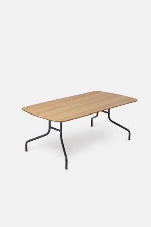 MIDDLE TABLE | OVAL V-TOP | OAK – CLEAR