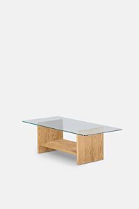 GLASS LOW TABLE RT | CL
