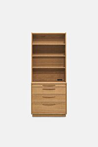 UNIT BOOK SHELF 01 OAK
