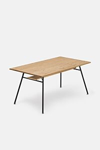 DINING TABLE | RECT TOP | OAK - CLEAR – P/P
