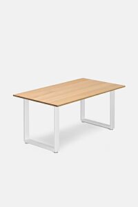 DINING TABLE | RECT TOP | OAK - CLEAR – R/Q