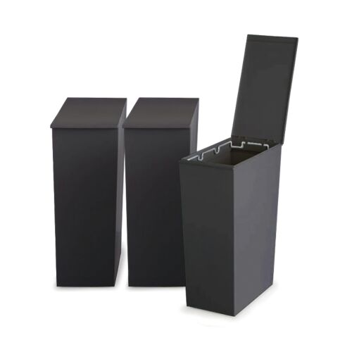 DUST BIN-01 3PCS BK 