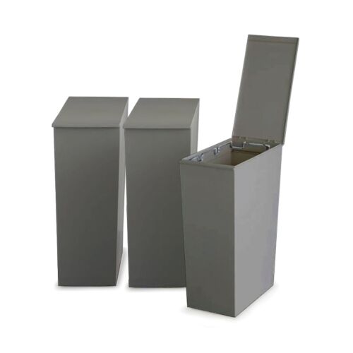 DUST BIN-01 3PCS  GY