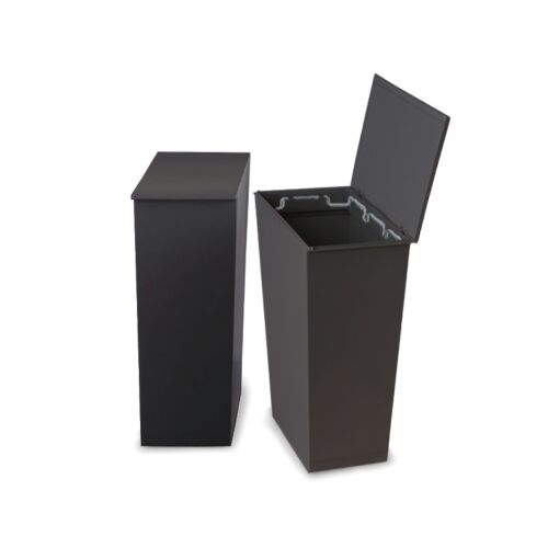 DUST BIN-02 2PCS BK