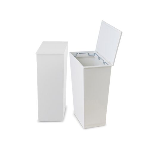 DUST BIN-02 2PCS  WH